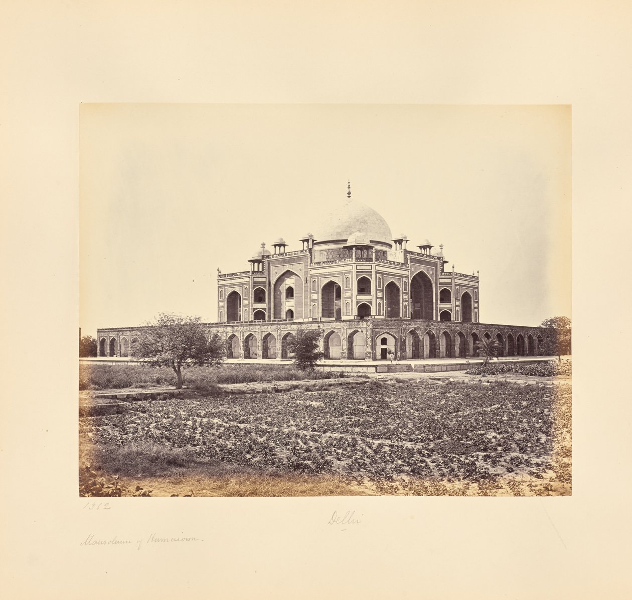 Delhi; el mausoleo del emperador Humayun de Samuel Bourne