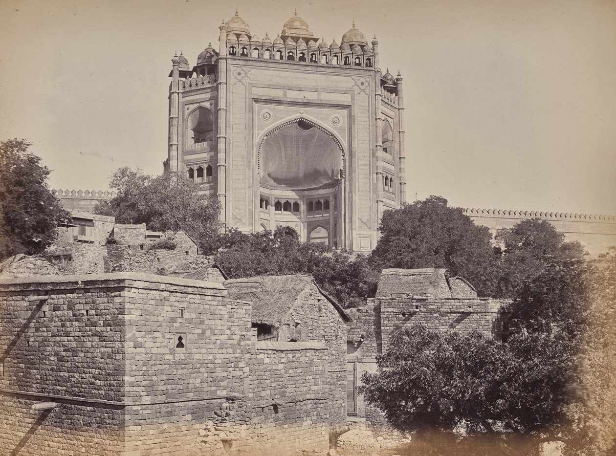 Puerta de guardia del fuerte de Fatehpur Sikri de Samuel Bourne