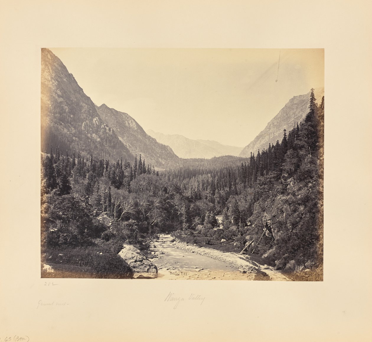 Vista general del valle de Wanga de Samuel Bourne