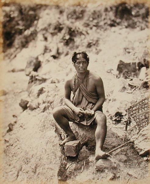 Hombre Lepcha de Samuel Bourne