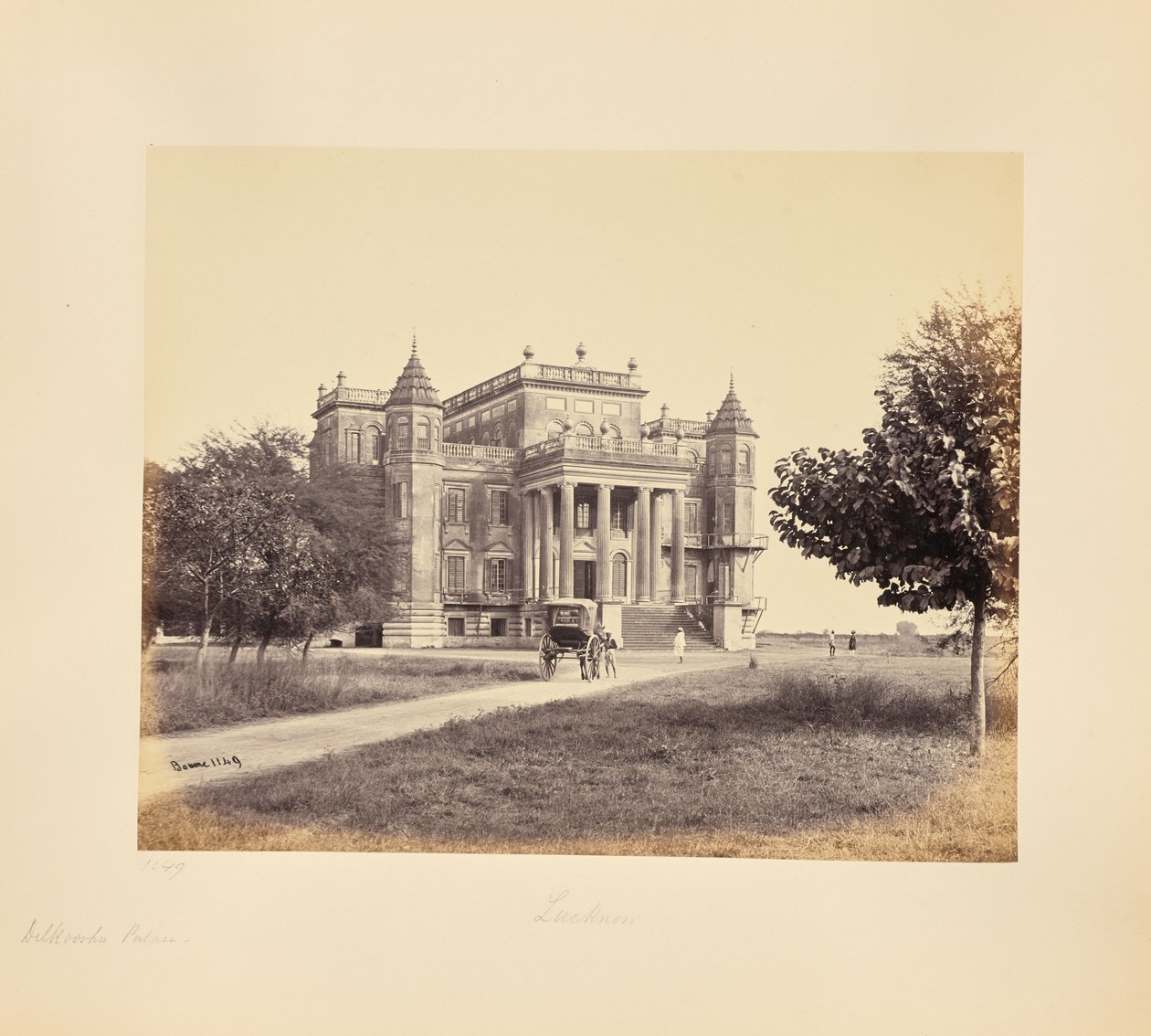 Lucknow; El Palacio Dilkusha de Samuel Bourne