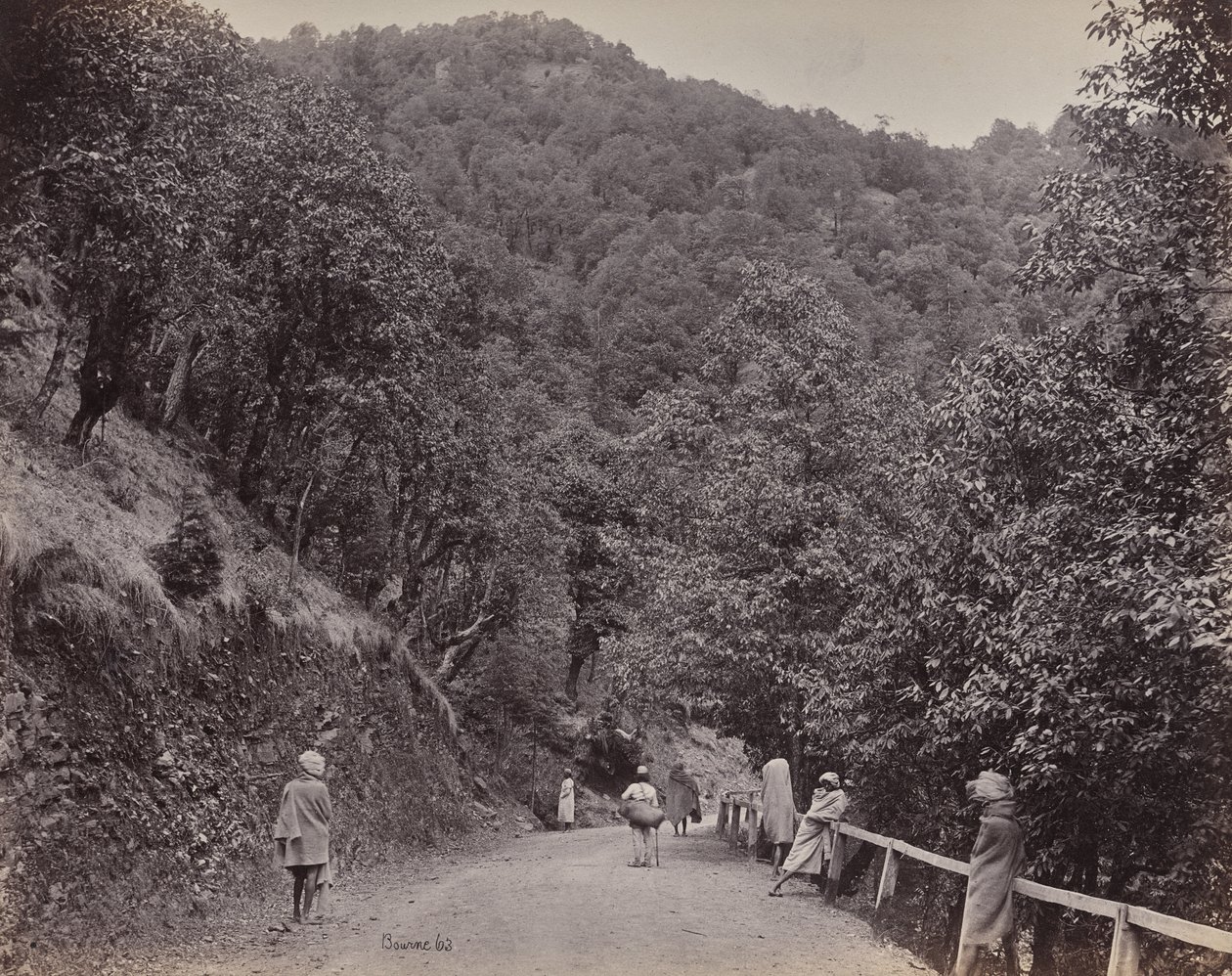 Shimla. El Mall o la calle principal de Samuel Bourne
