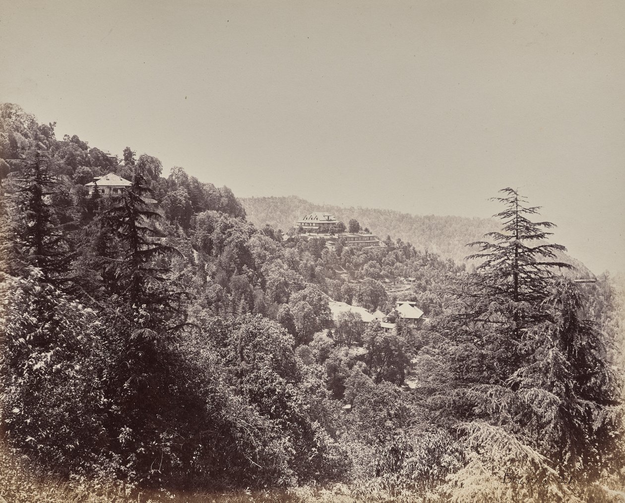 Shimla. Los Yarrows y las colinas vecinas de Samuel Bourne