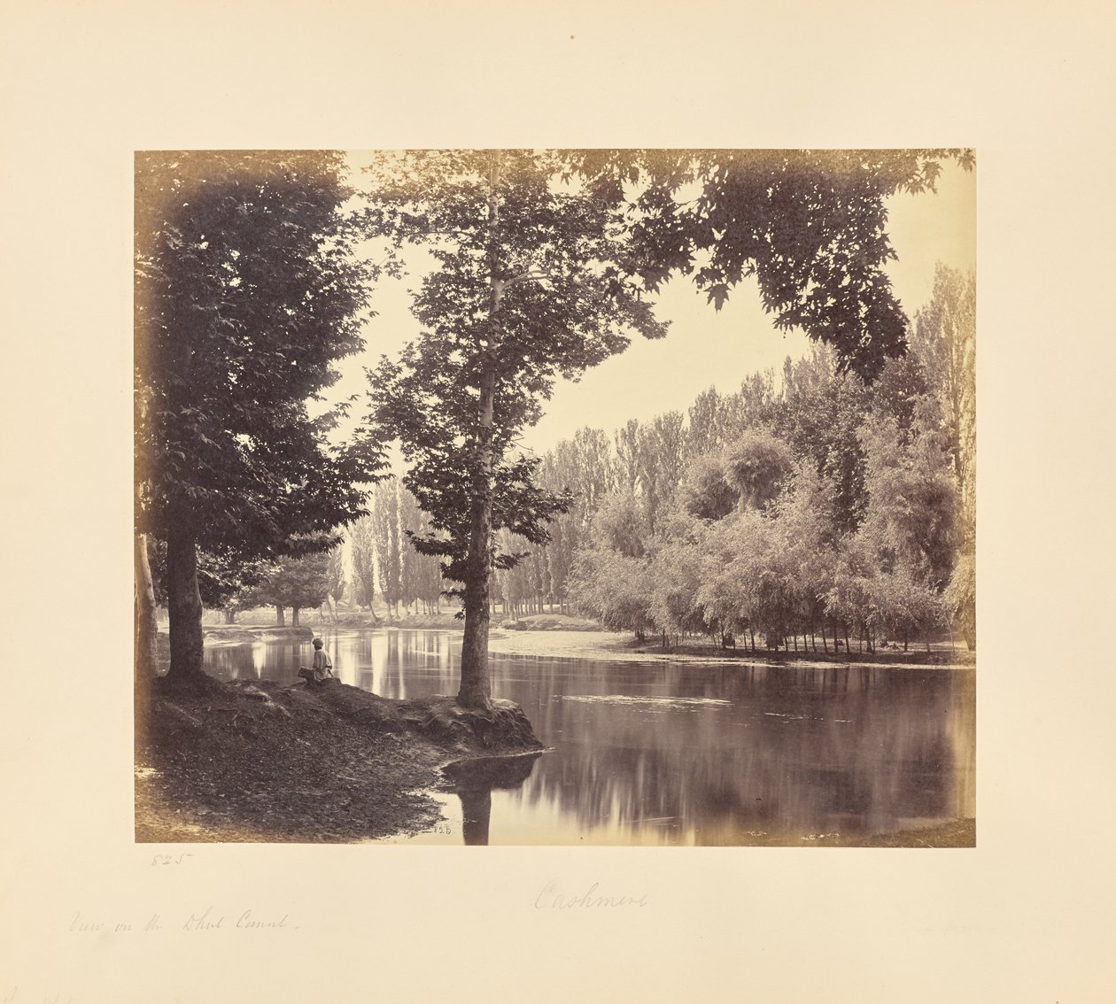 Srinuggur; una vista del canal de Samuel Bourne