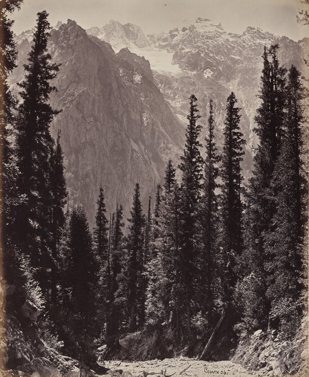 El alto Himalaya. Vista en el valle de Manga de Samuel Bourne