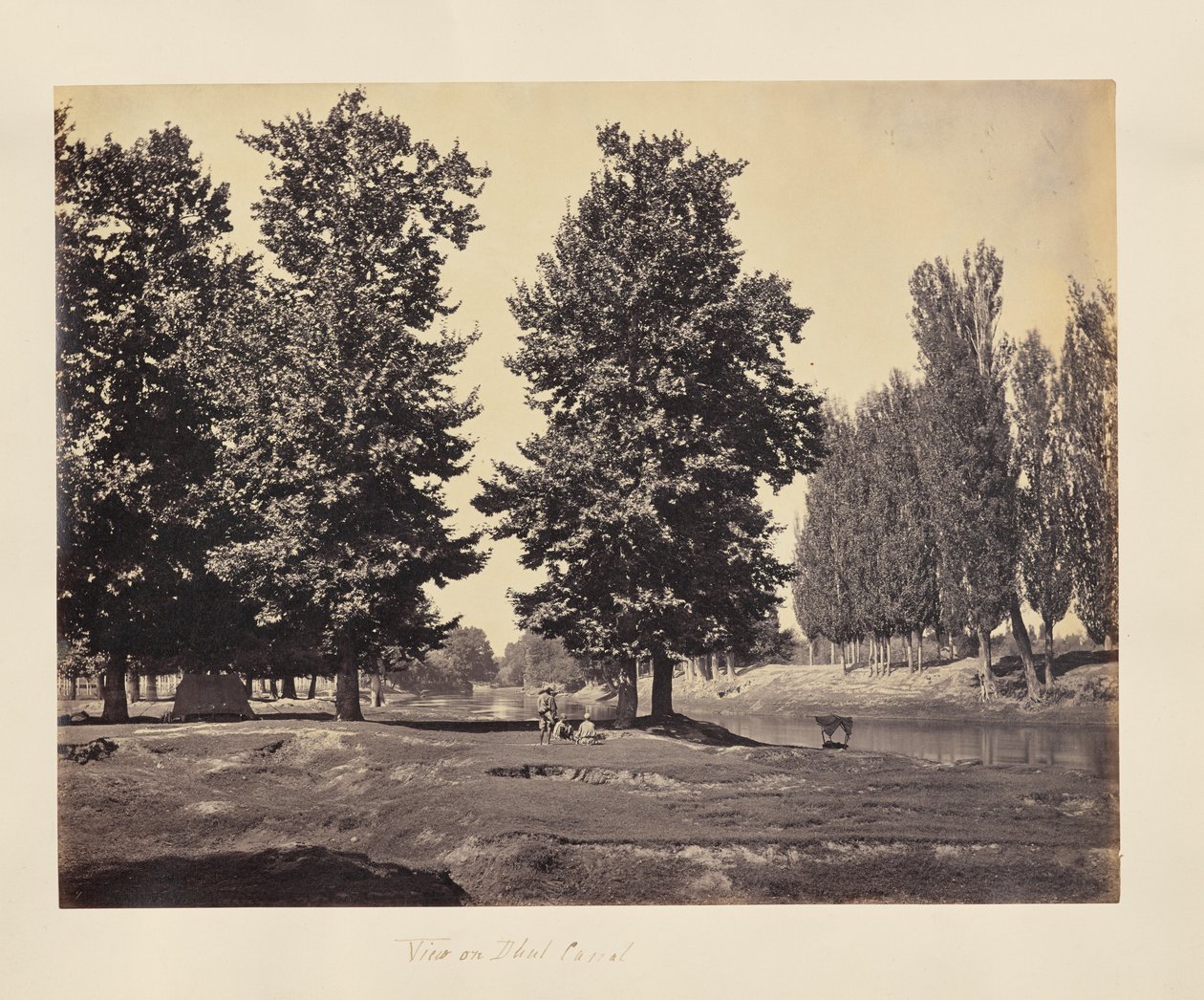 Vista del canal de Dhul de Samuel Bourne
