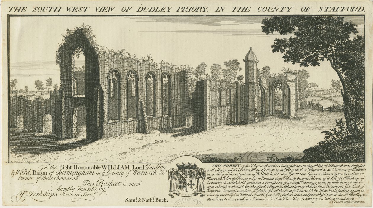Priorato de Dudley de Samuel Buck