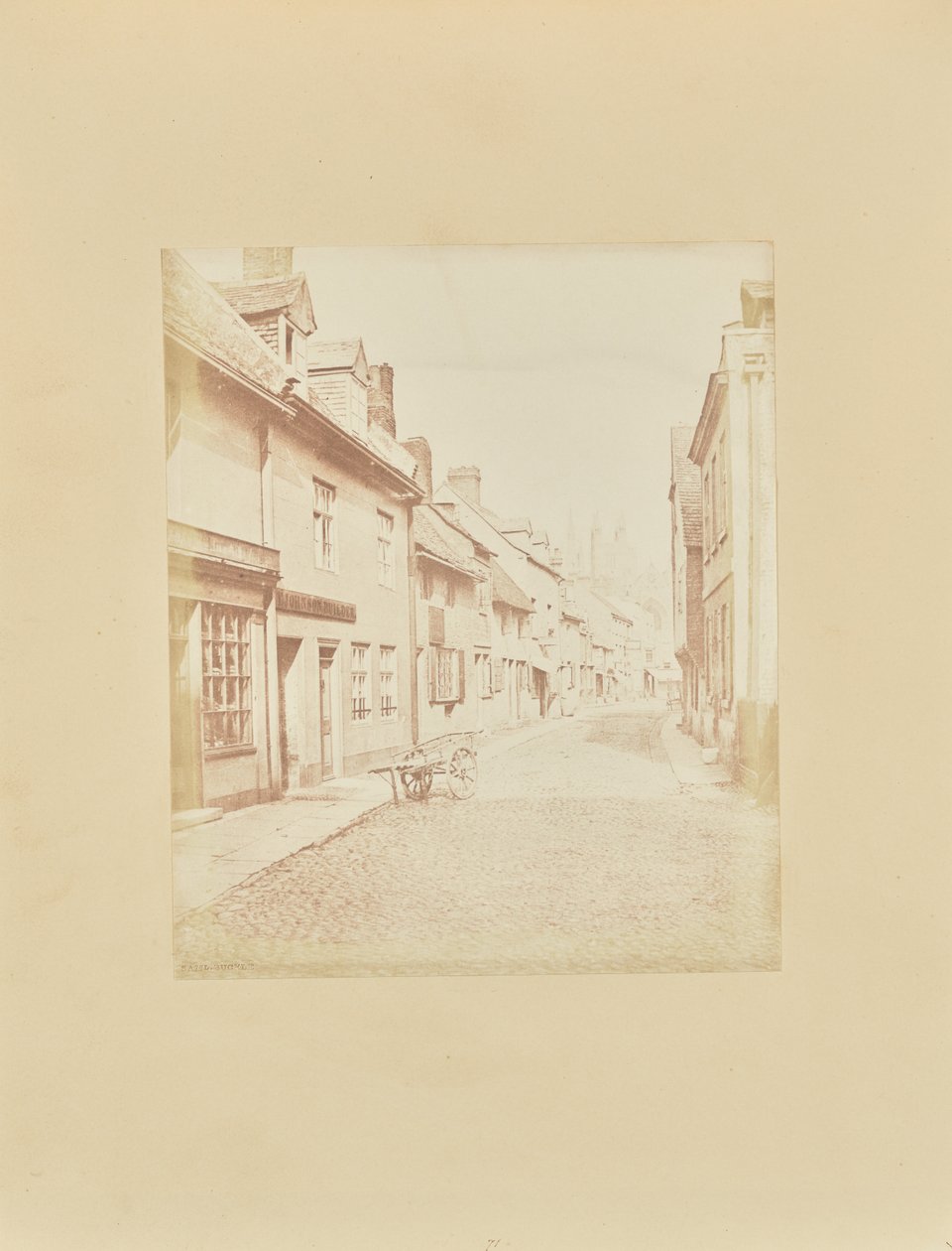 Calle de San Juan y Catedral, Peterborough de Samuel Buckle