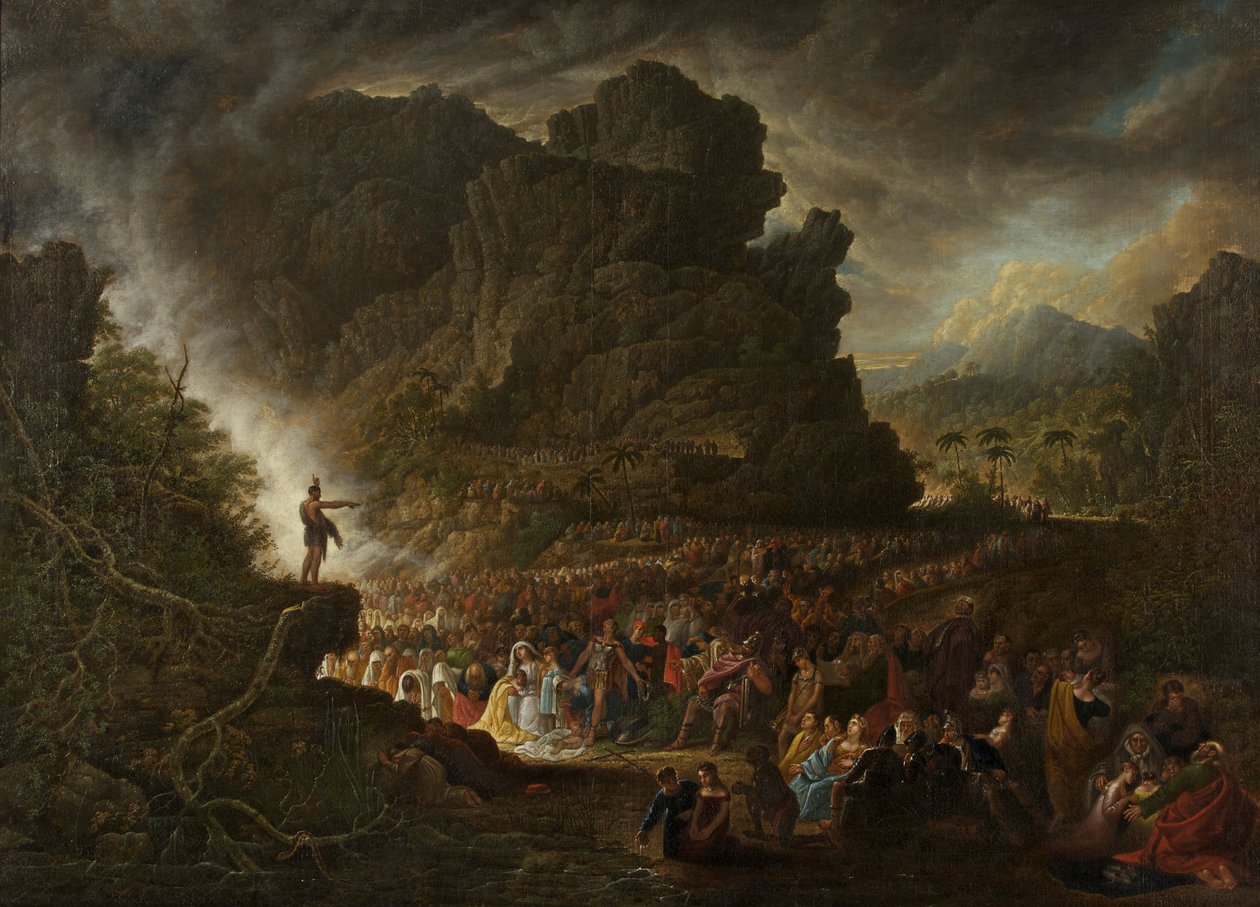 San Juan Predicando en el Desierto de Samuel Colman