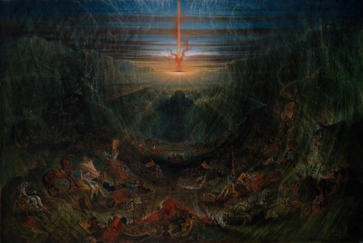 La liberación de Israel de Egipto, 1820-1840 de Samuel Colman