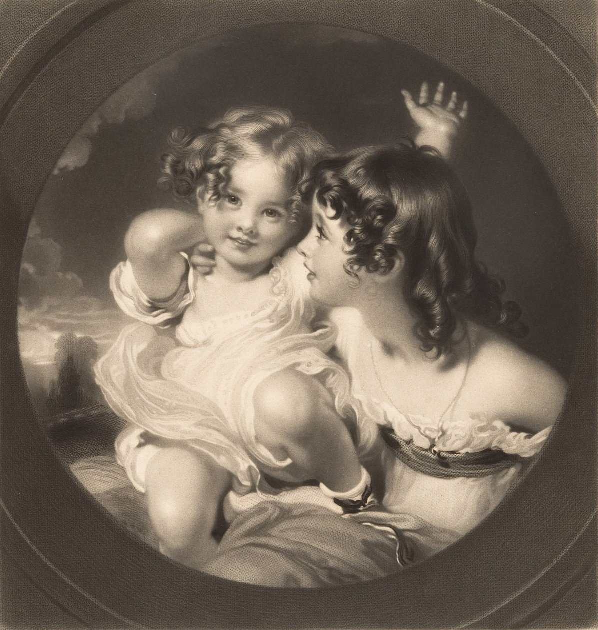 Naturaleza Los niños Calmady, 1835 de Samuel Cousins