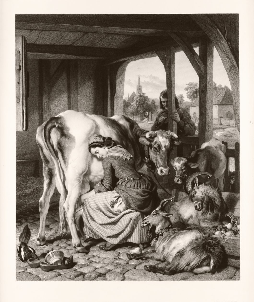 La doncella y la urraca de Samuel Cousins
