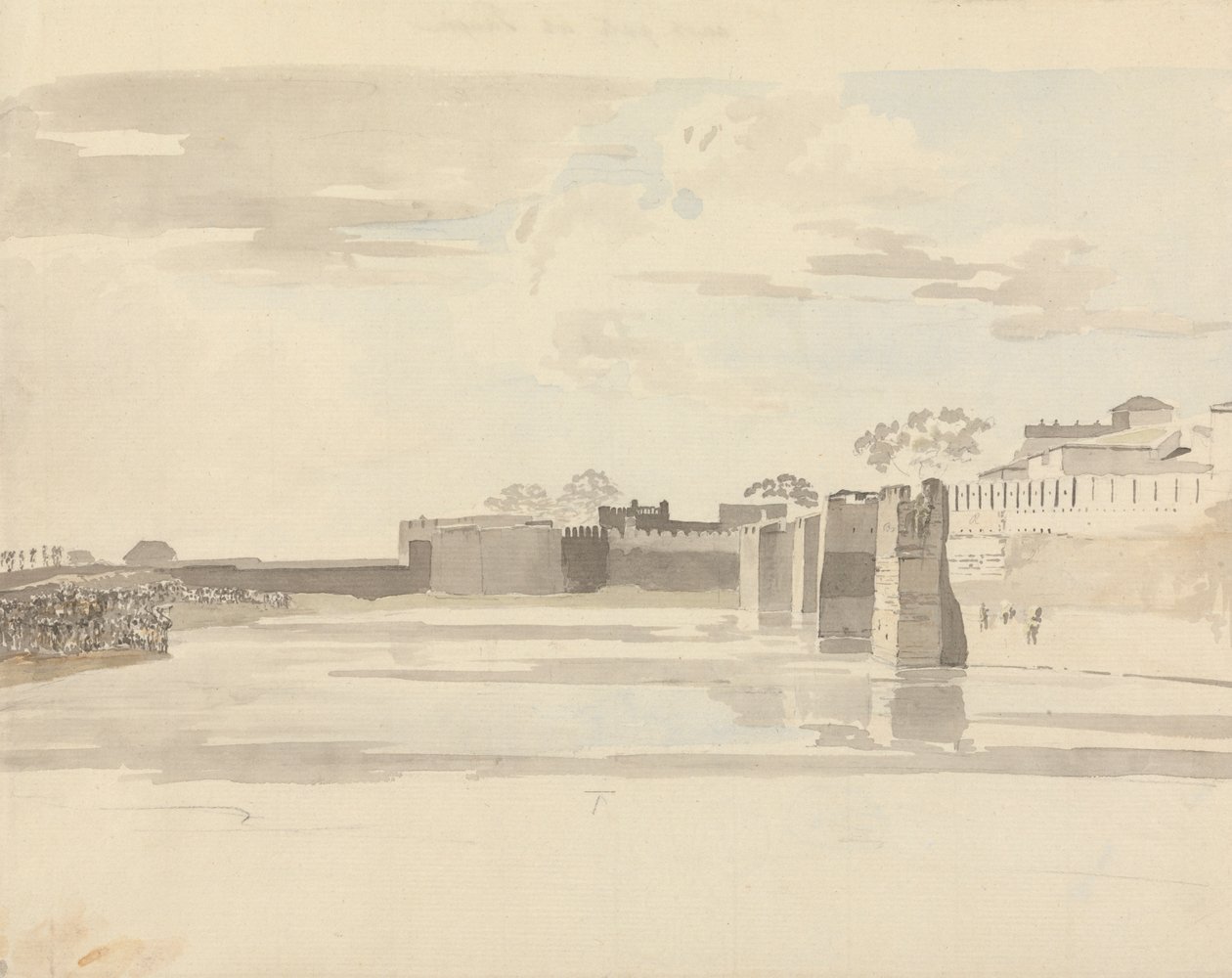 La Puerta Este de Tanjore (S. India) de Samuel Davis