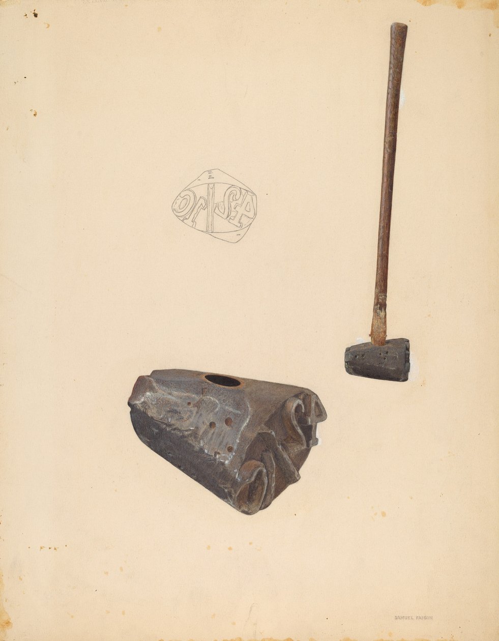 Marcador de Troncos de Samuel Faigin