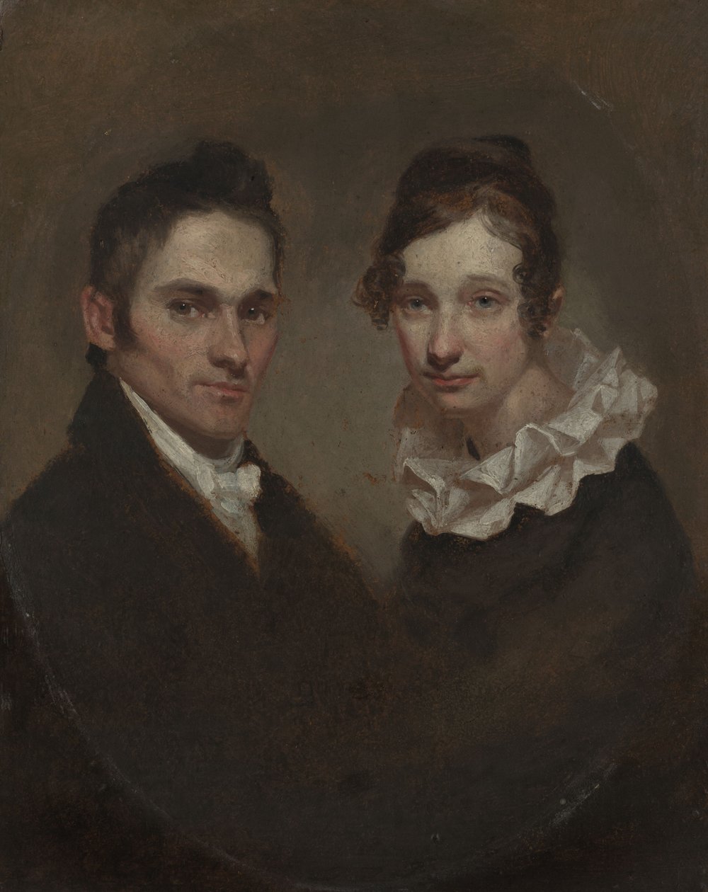 El reverendo Hiram Bingham y Sybil Moseley Bingham (1789-1869; 1792-1848) de Samuel Finley Breese Morse