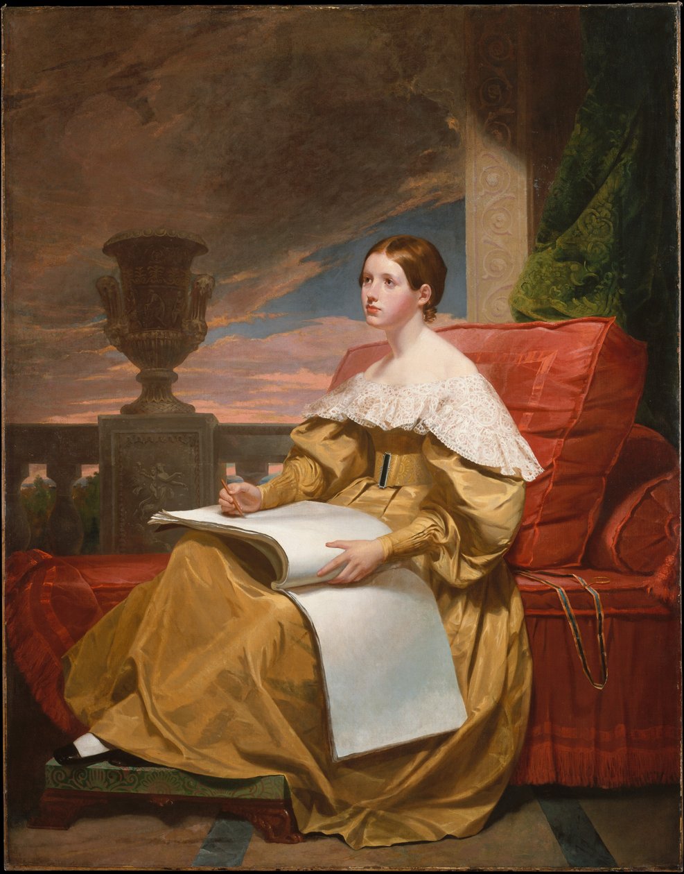 Susan Walker Morse (La musa), c.1836-37 (óleo sobre lienzo) de Samuel Finley Breese Morse