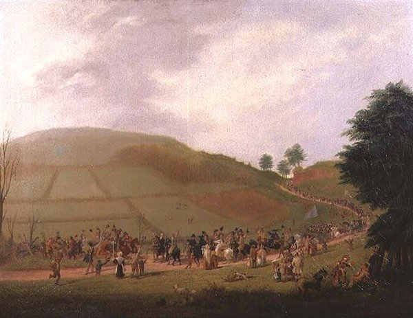 La procesión electoral de Sir William Miles (1797-1878) de Samuel Griffiths Tovey