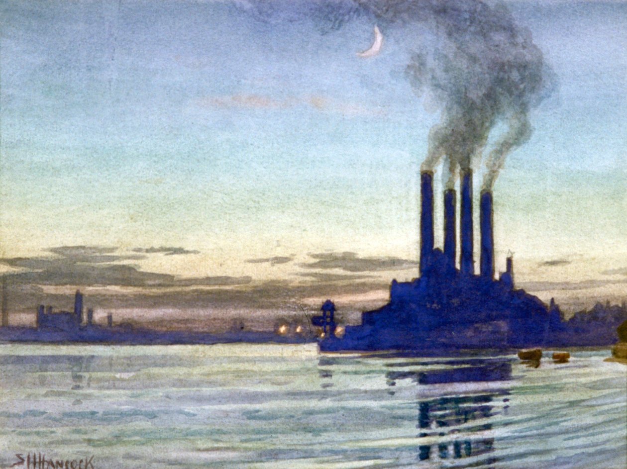 Lots Road Power Station - Tarde, siglo XX de Samuel Harry Hancock