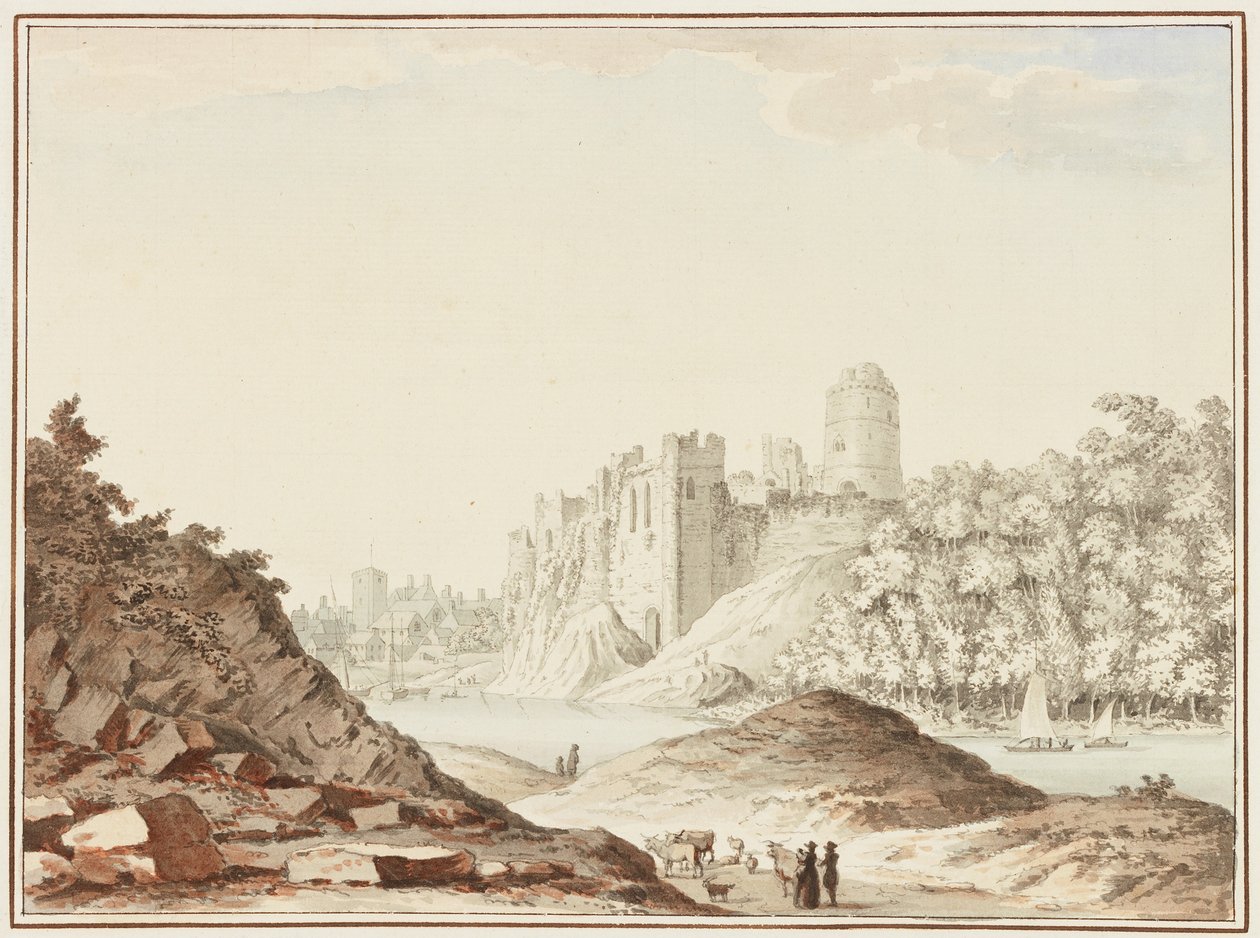 Castillo de Pembroke de Samuel Hieronymous Grimm