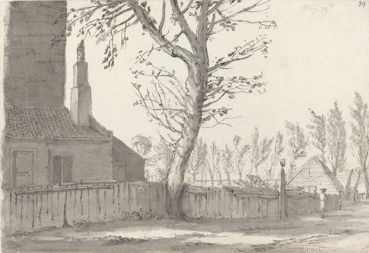 Calle Alta en la Casa Solariega, Marylebone de Samuel Hieronymus Grimm