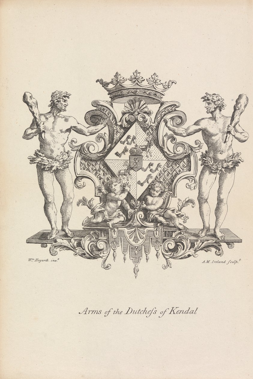 Armas de la condesa de Kendal de Samuel Ireland