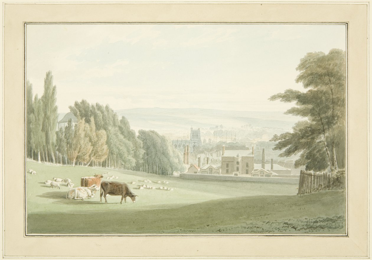 Bristol desde abajo del Royal Fort, Tyndall