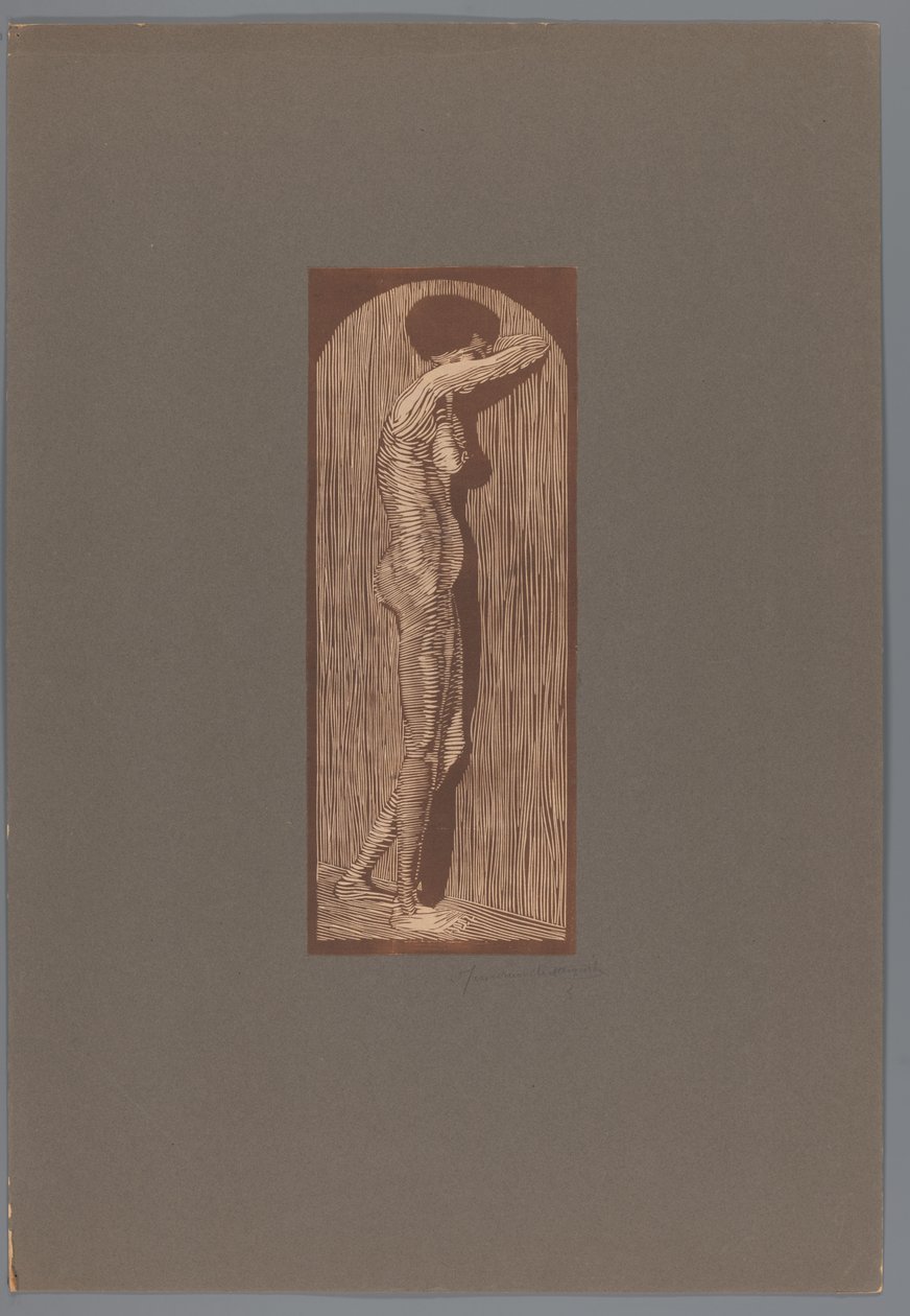 Mujer desnuda de pie
Tristeza (título original) de Samuel Jessurun de Mesquita (signed by artist)