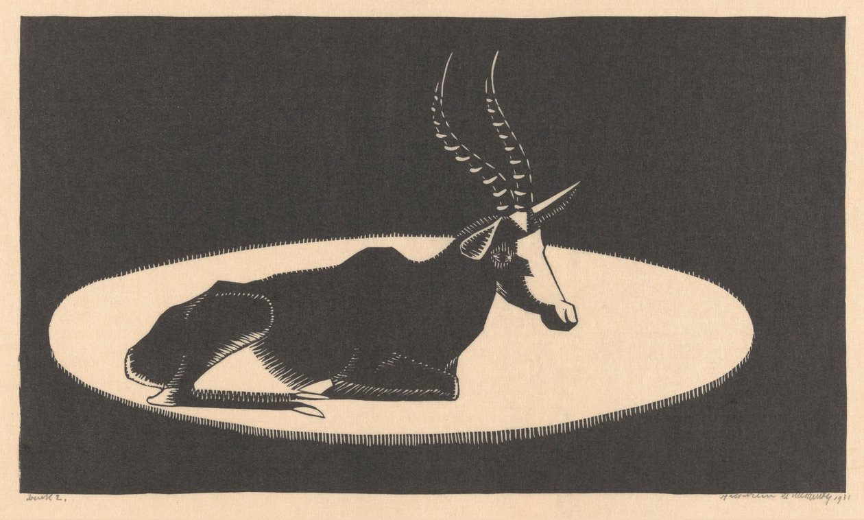 Blesbok de Samuel Jessurun de Mesquita