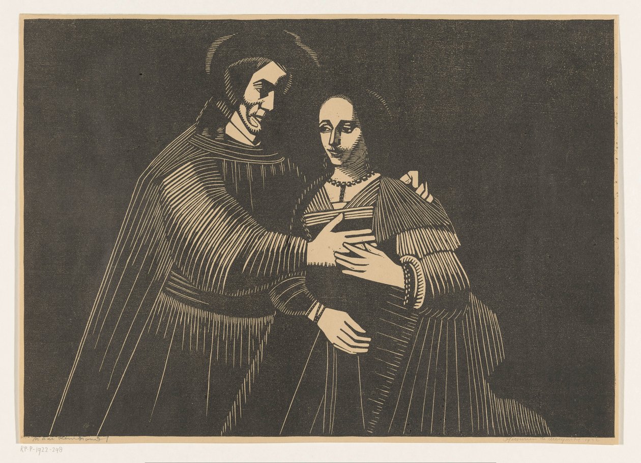 Retrato de una pareja como figuras del Antiguo Testamento, llamado 