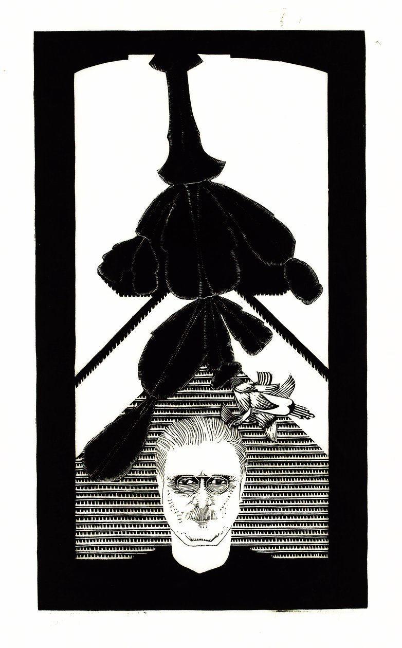Autorretrato con un cactus de Pascua de Samuel Jessurun de Mesquita