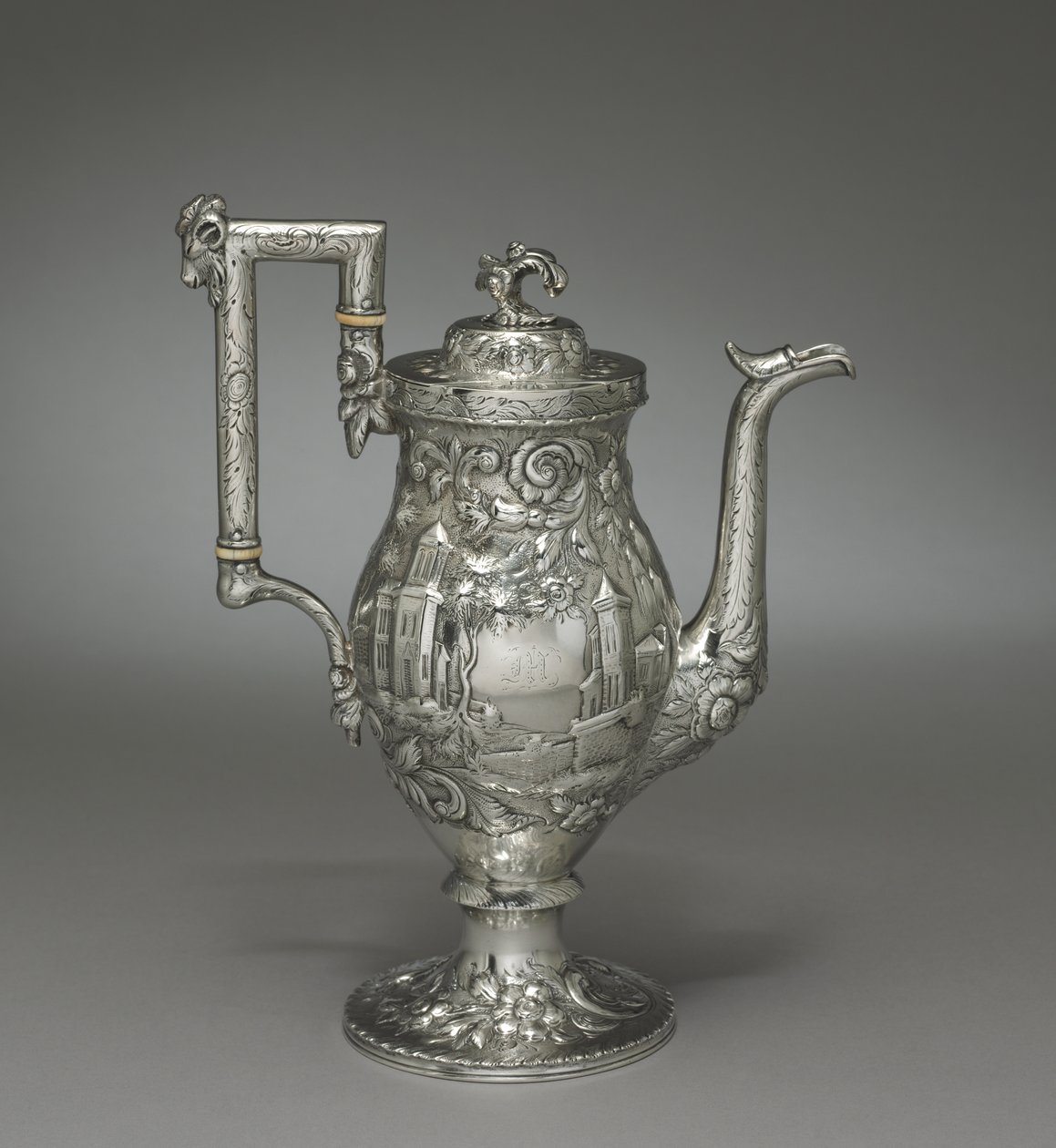 Cafetera Neo-Rococó, c.1840 de Samuel Kirk