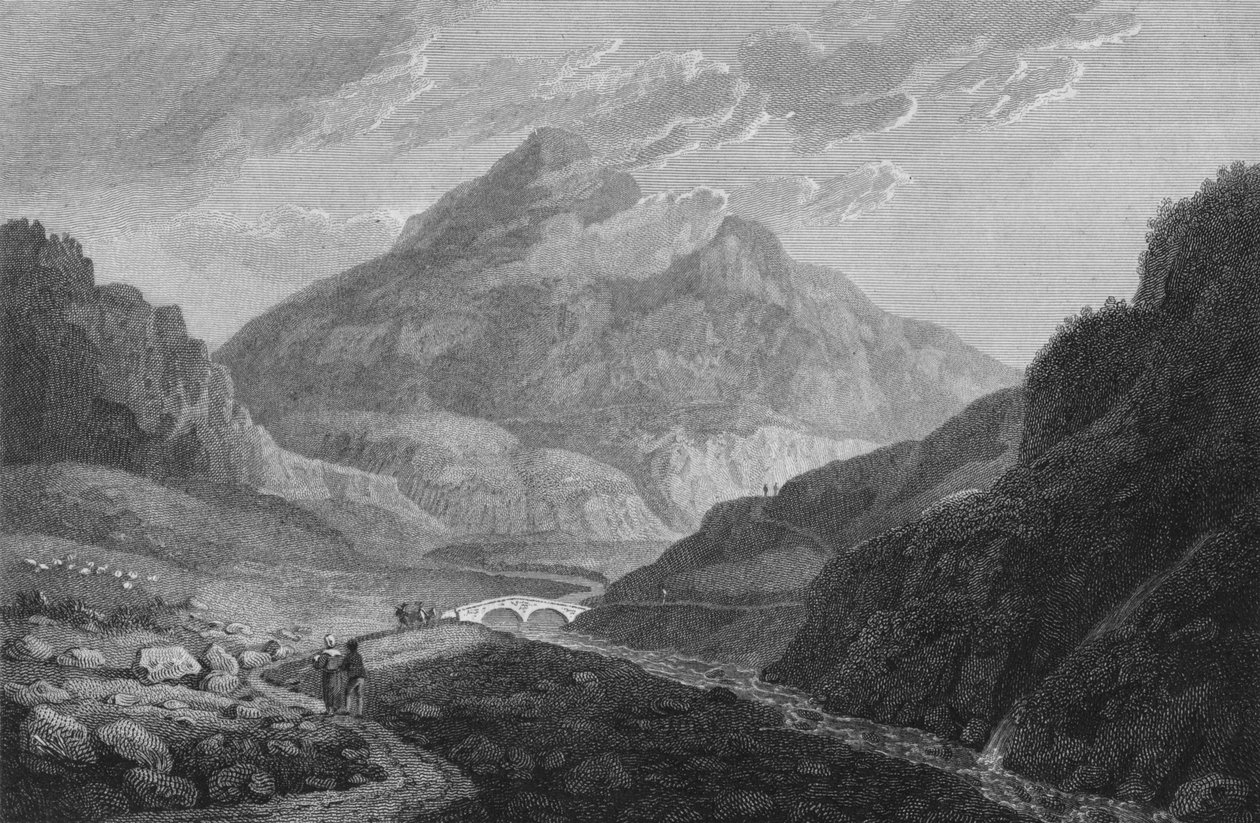 Una Vista de Ben Eim, 1813 de Samuel Middiman