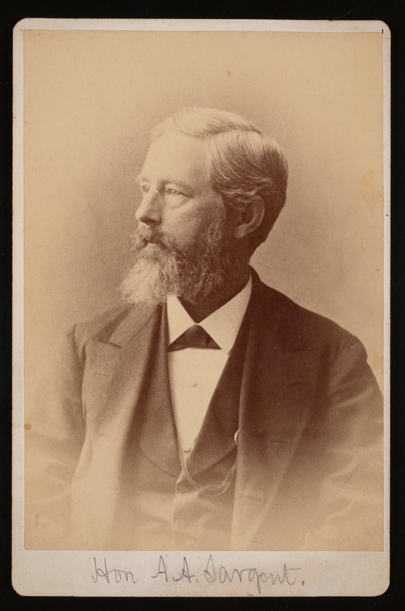 Retrato de Aaron Augustus Sargent 1827-1887, Entre 1876 y 1880 de Samuel Montague Fassett