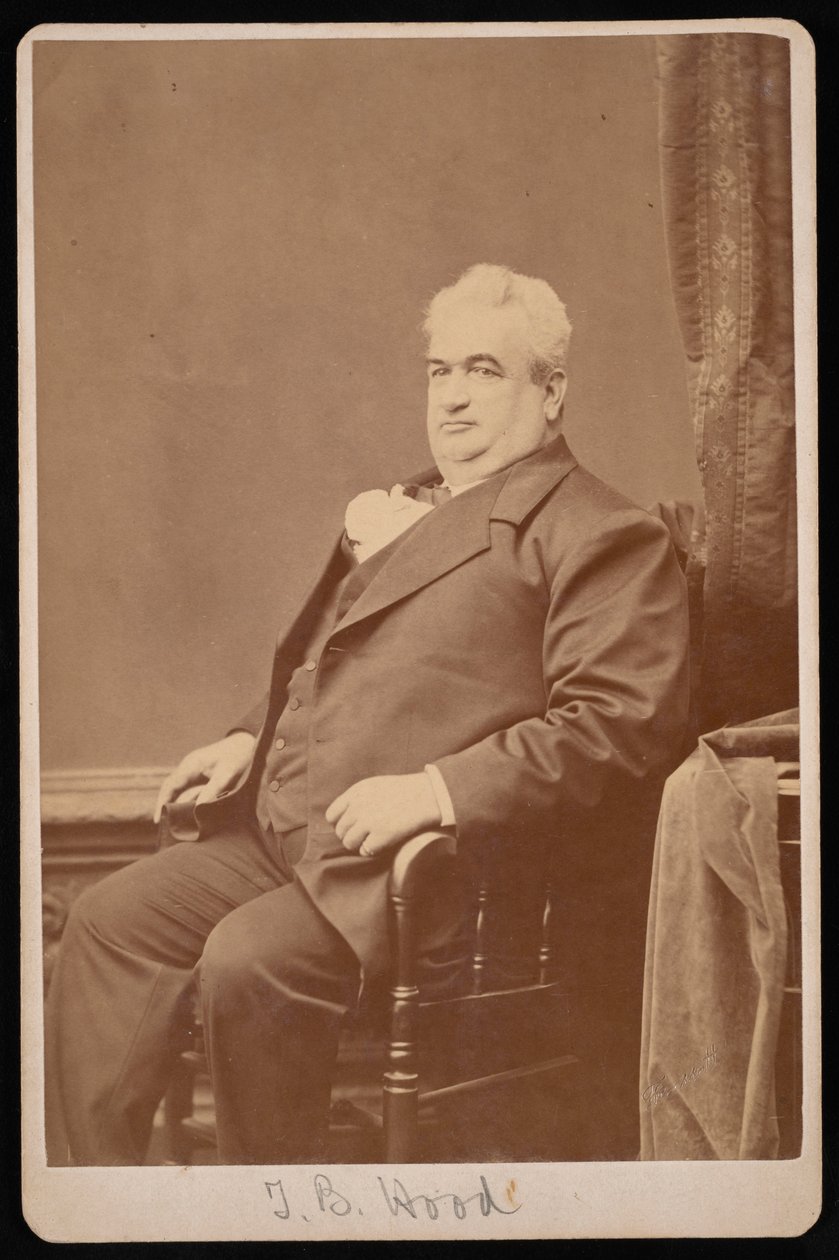 Retrato del Dr. T.B. Hood, entre 1876 y 1880 de Samuel Montague Fassett