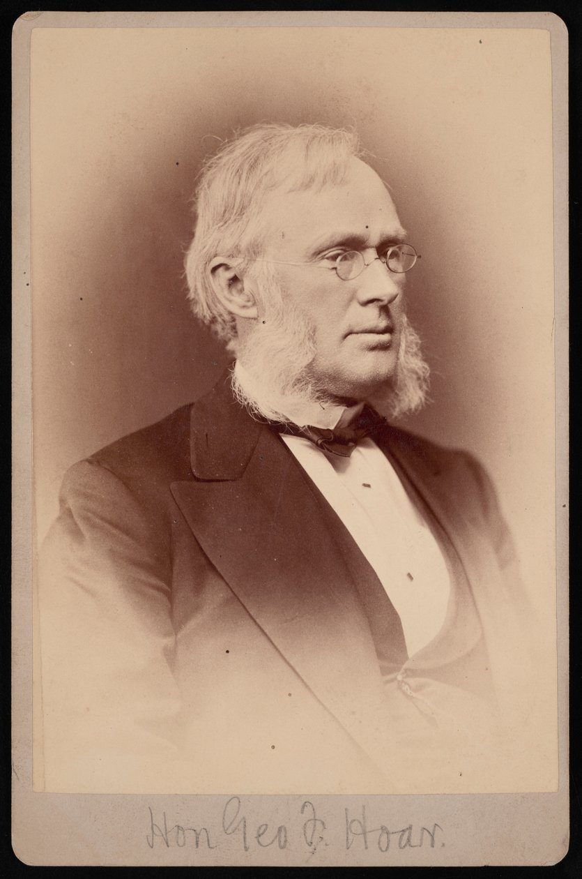 Retrato de George Frisbie Hoar 1826-1904, entre 1876 y 1880 de Samuel Montague Fassett
