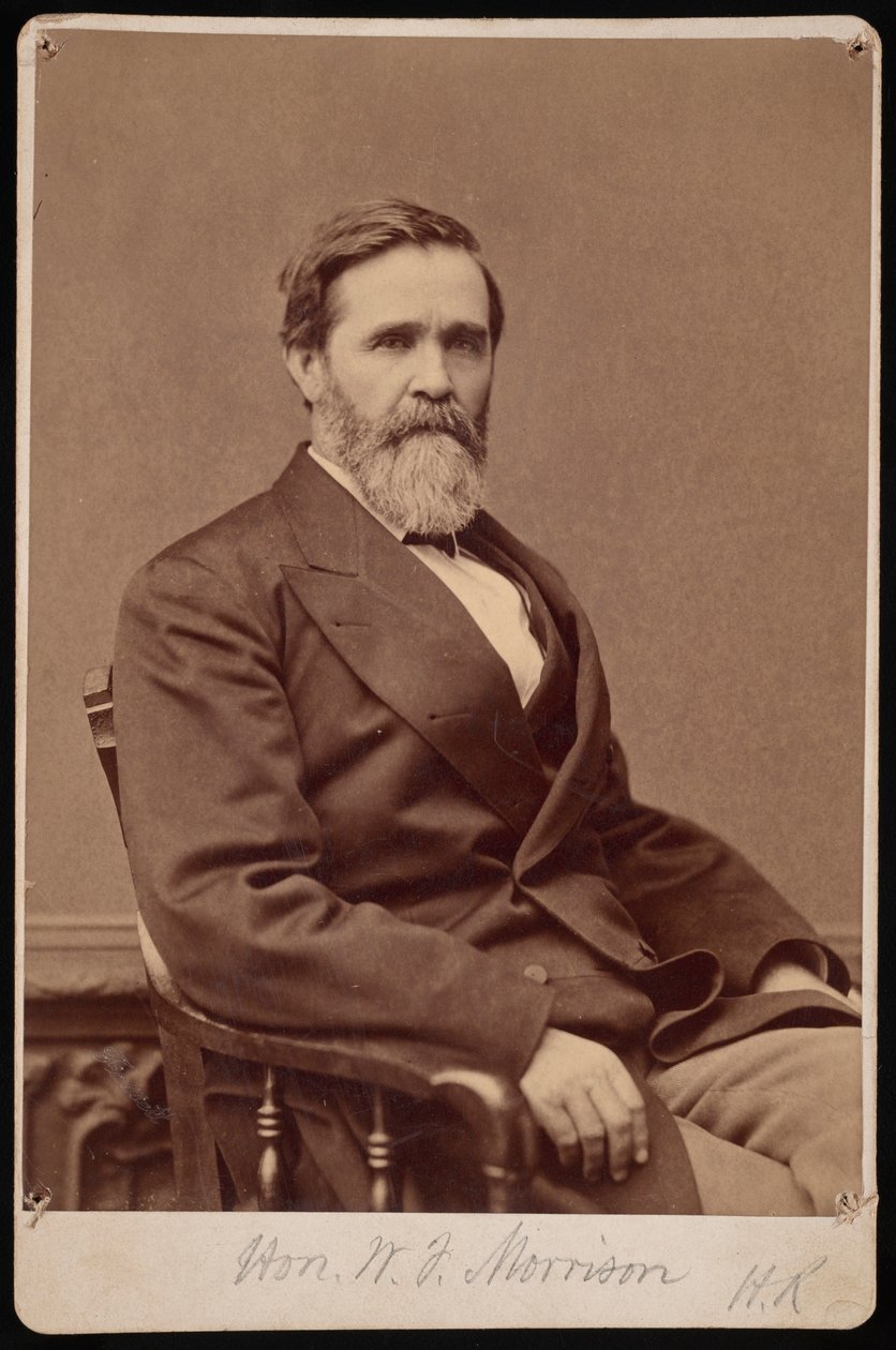 Retrato del Hon. W.F. Morrison, entre 1876 y 1880 de Samuel Montague Fassett