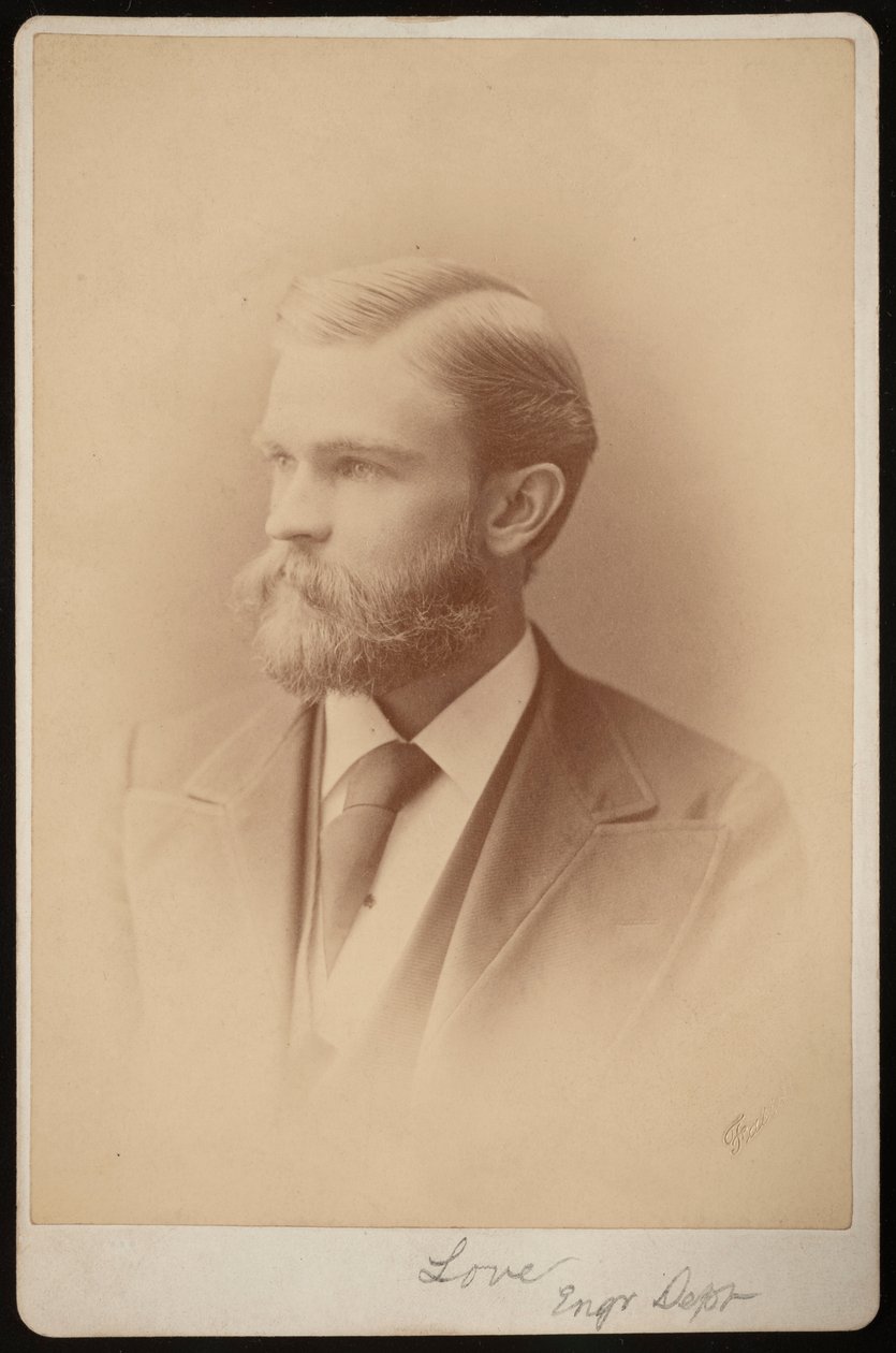 Retrato de hombre no identificado, entre 1876 y 1880 de Samuel Montague Fassett