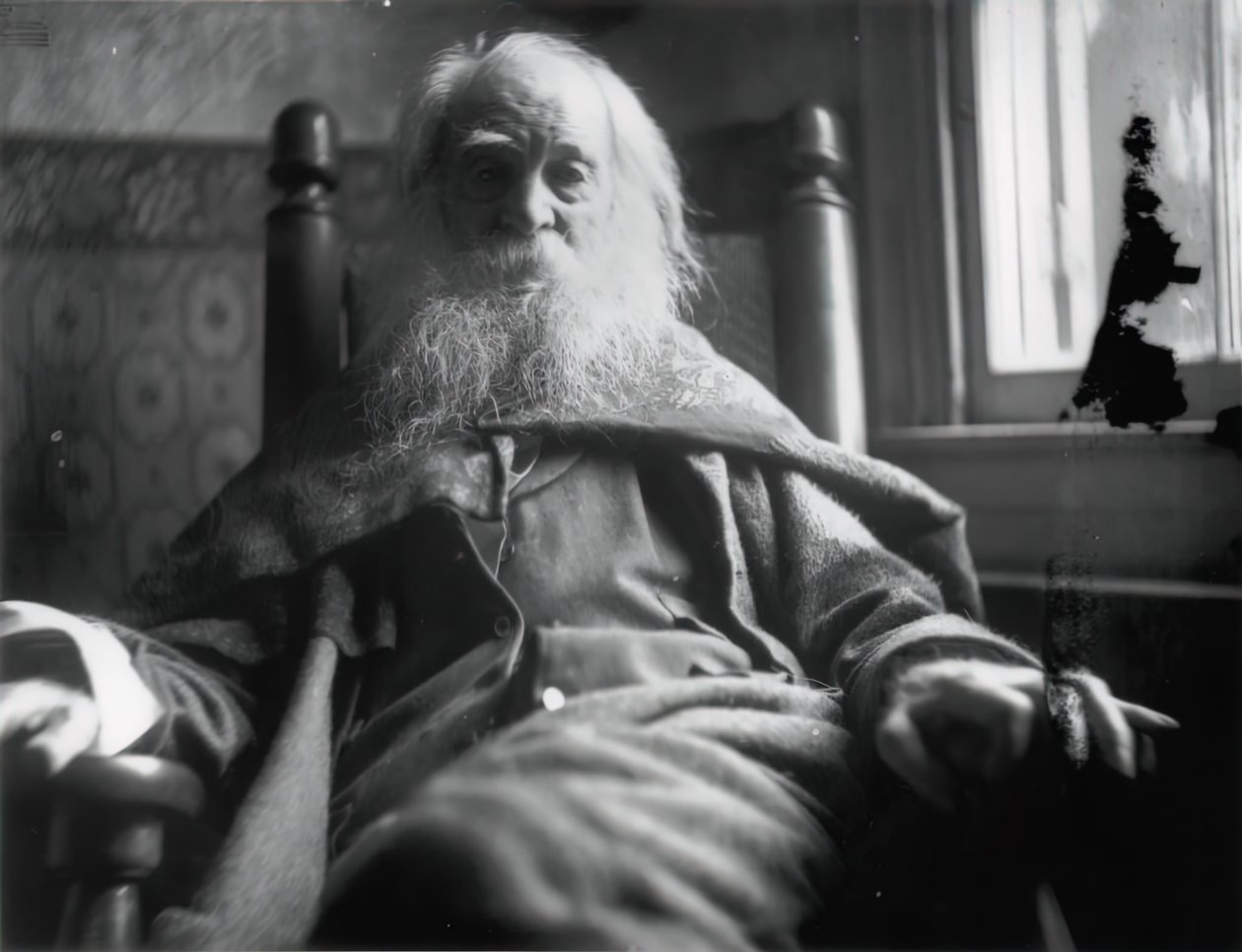 Walt Whitman en Camden, N.J., c. 1891 de Samuel Murray