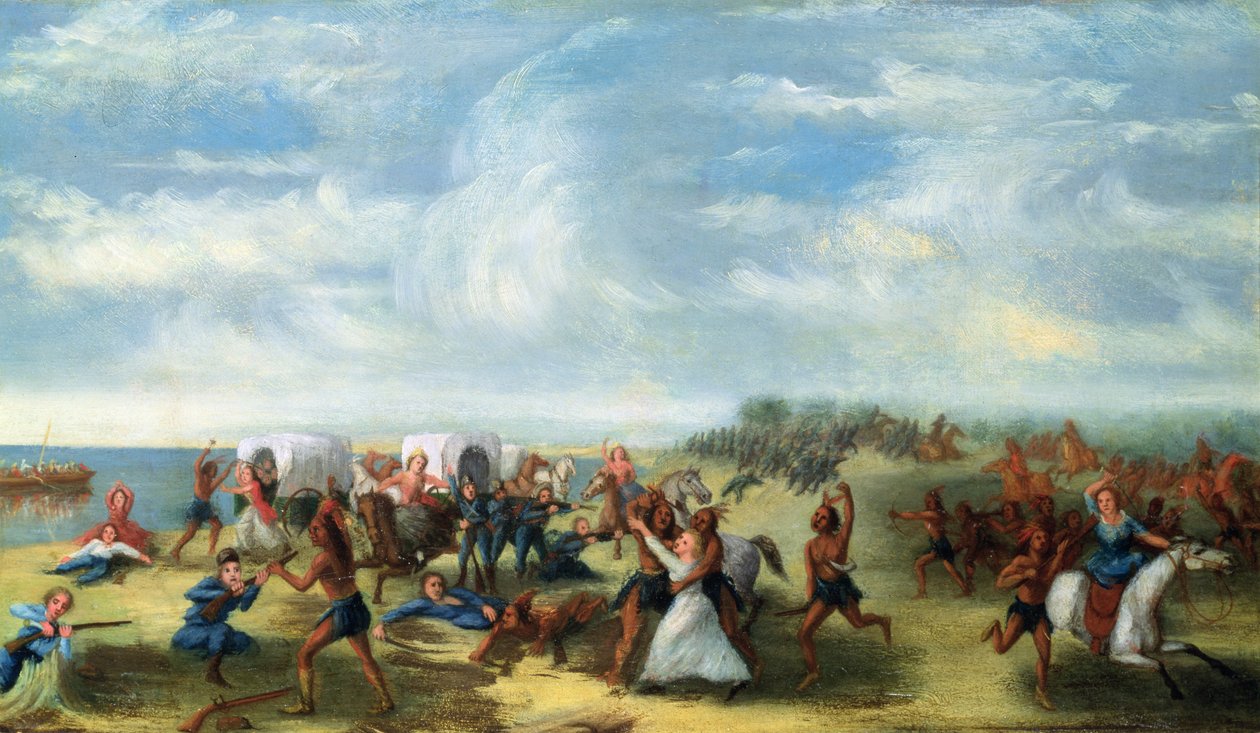 La Masacre de Fort Dearborn el 15 de agosto de 1812 de Samuel Page