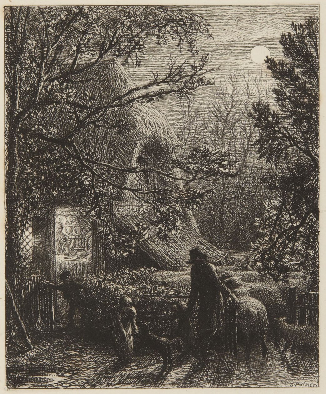 Navidad o encerrar a la última oveja de Samuel Palmer