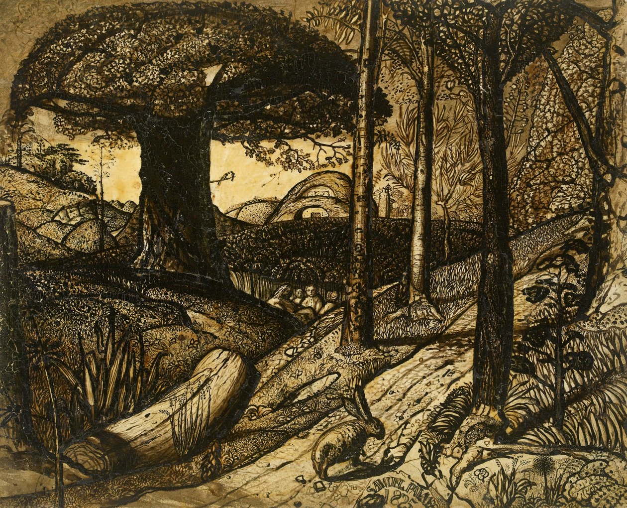 Temprano en la mañana, 1825 de Samuel Palmer