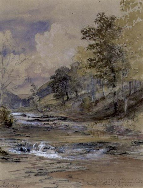 En el río Machwy, Gales de Samuel Palmer