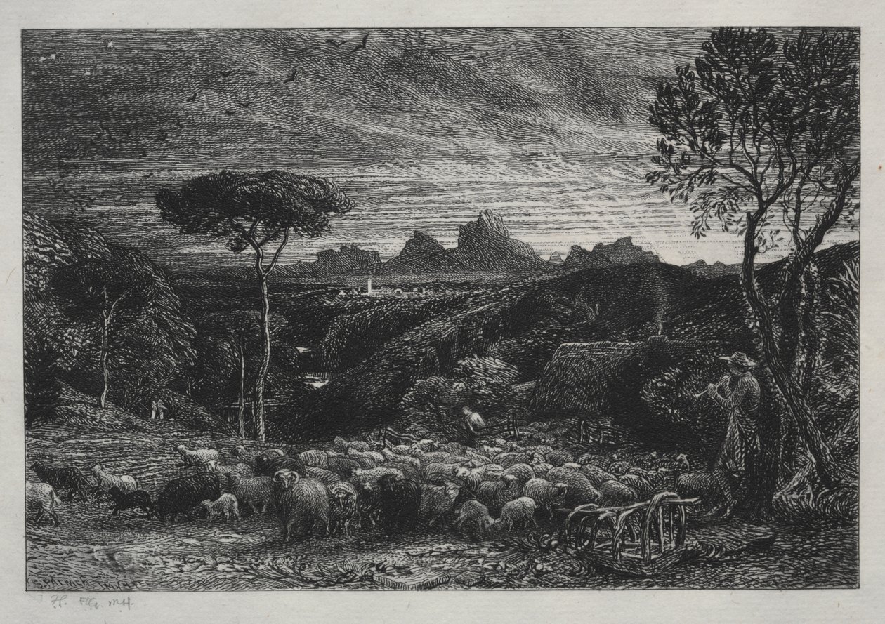 Abriendo el Pliegue de Samuel Palmer