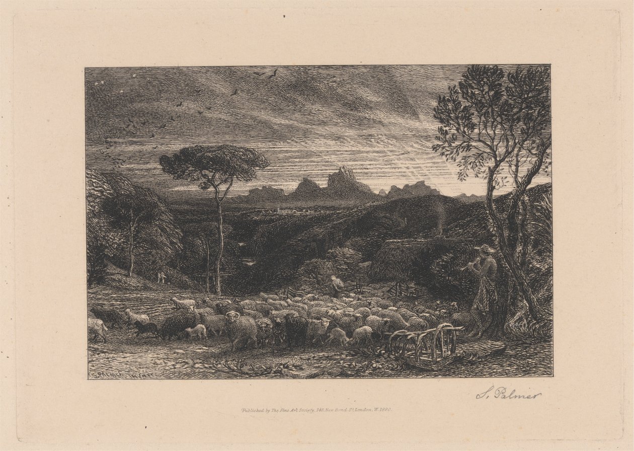 Abrir el pliegue de Samuel Palmer