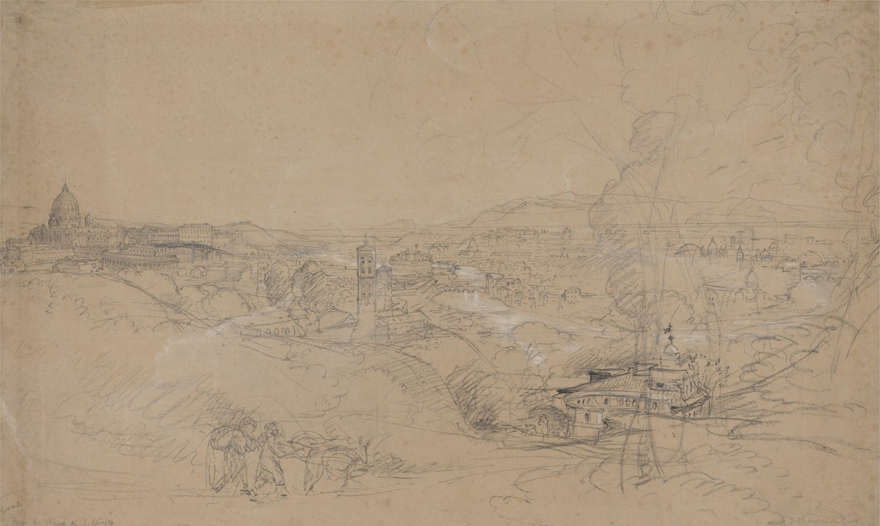 Roma desde San Spirito de Samuel Palmer