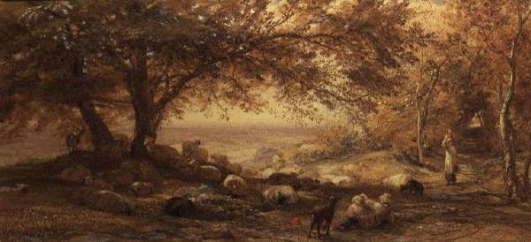 Sombra tranquila de Samuel Palmer