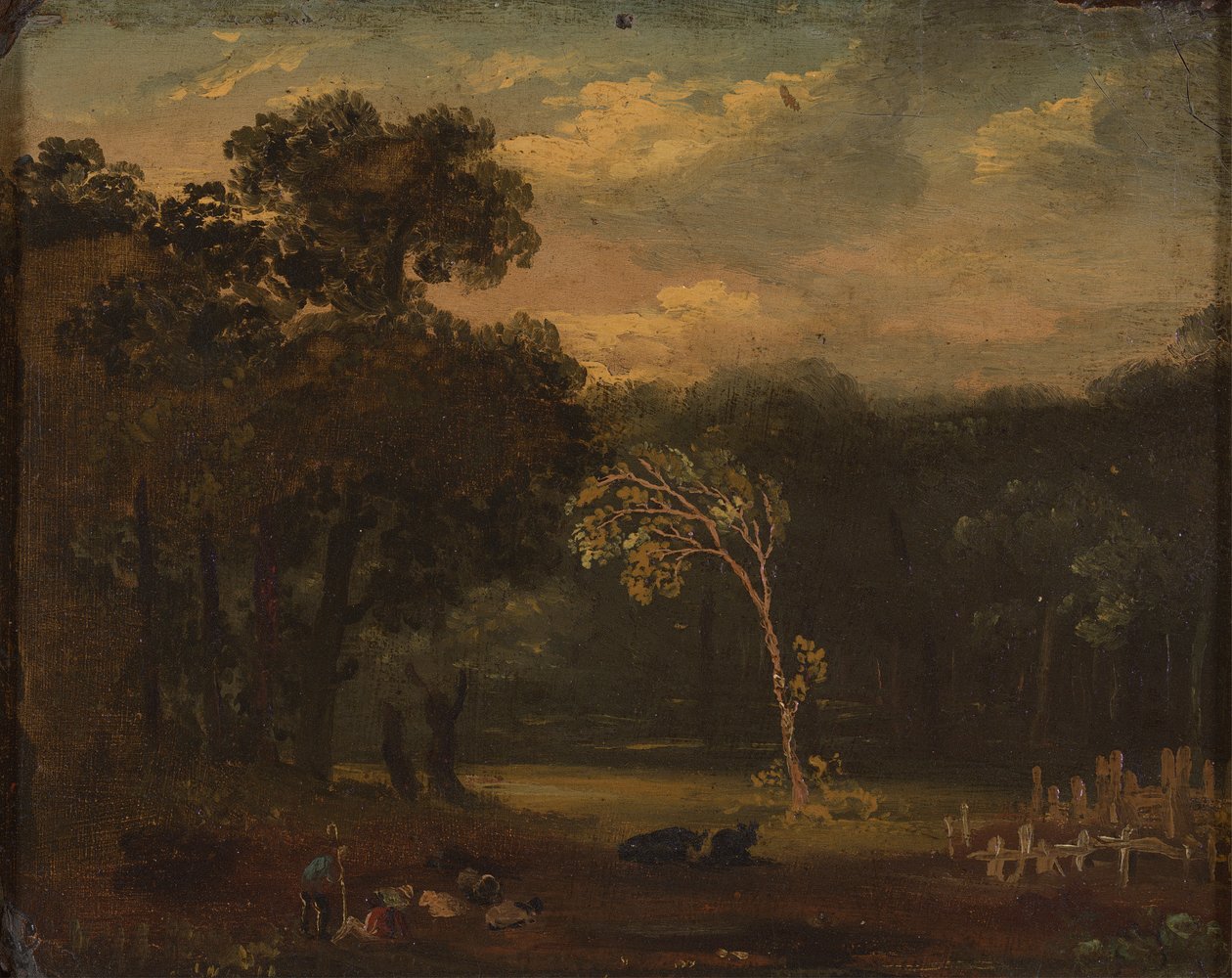 Bocetos de la naturaleza en el Parque de Sión de Samuel Palmer
