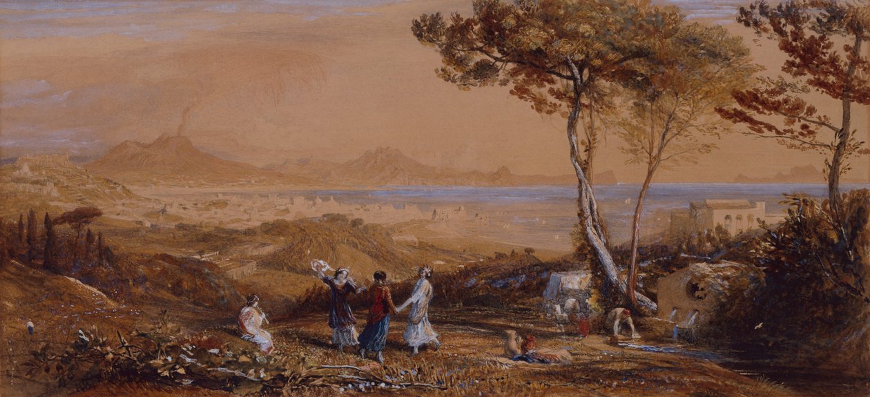 La Bahía de Nápoles de Samuel Palmer