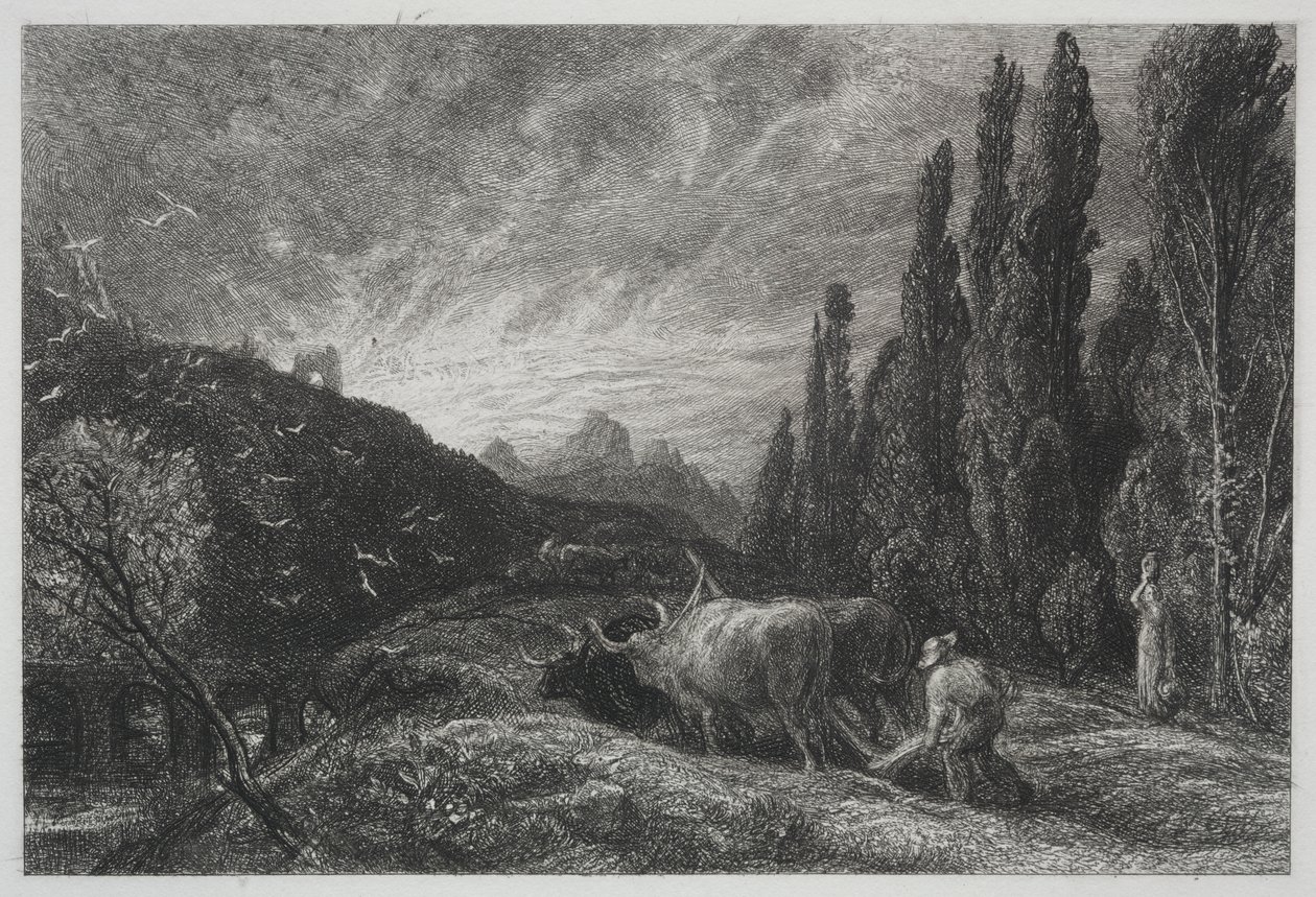 El arador temprano de Samuel Palmer