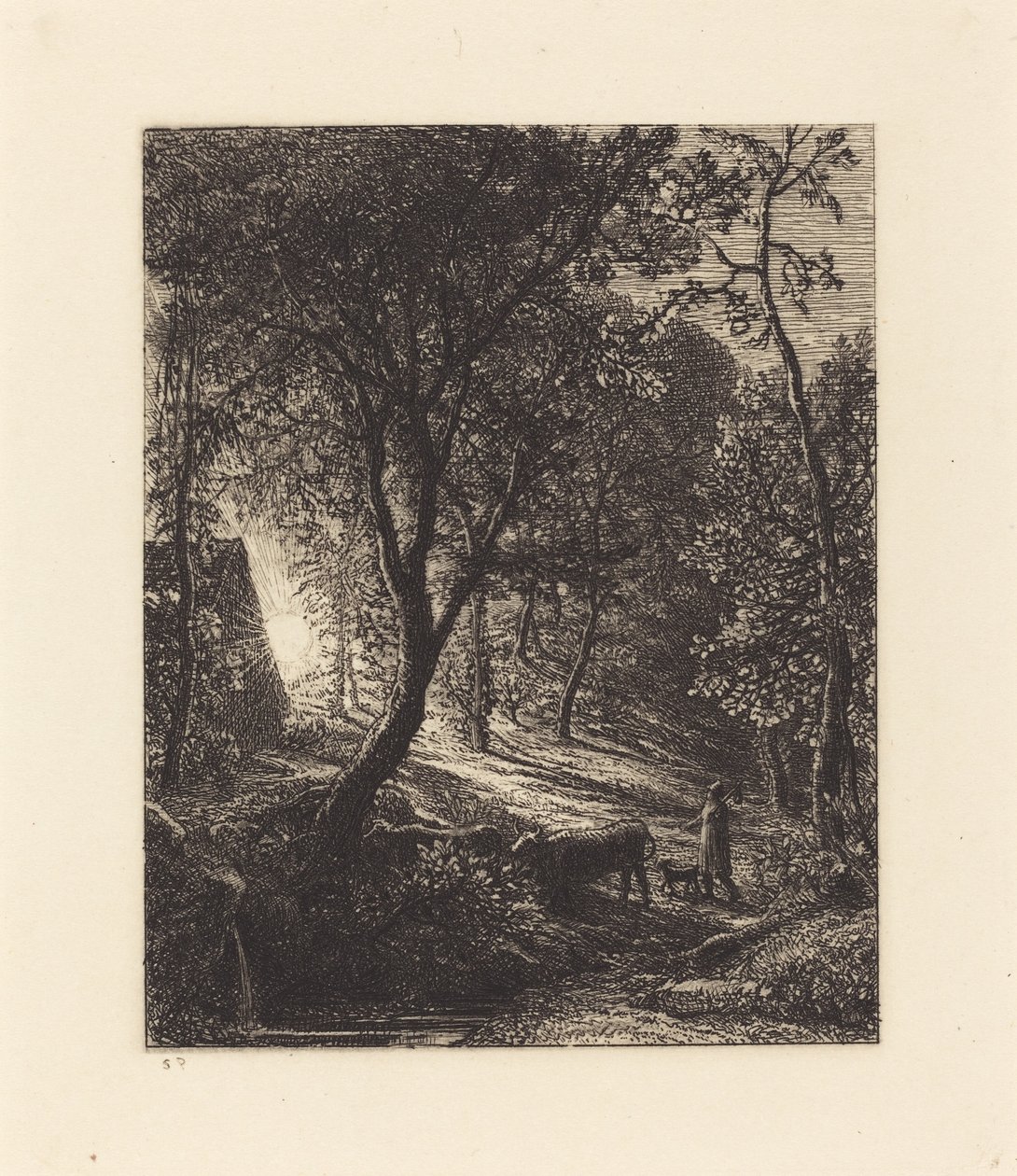 La cabaña del pastor de Samuel Palmer